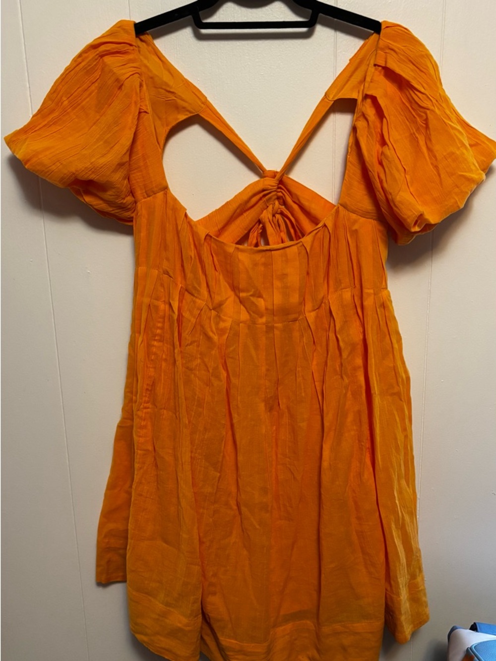 Free People Marina Mini Dress Casual Endless Summer Pleated Size L - Picture 4 of 5